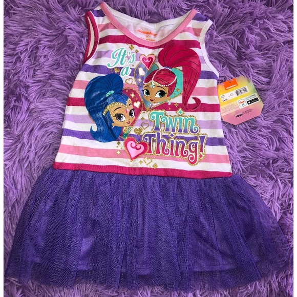 shimmer and shine tutu dress